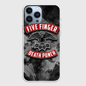 Чехол для iPhone 13 Pro Max с принтом Five Finger Death Punch в Кировске,  |  | Тематика изображения на принте: 5fdp | death | ffdp | finger | five | five finger death punch | punch | грув метал