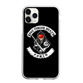 Чехол для iPhone 11 Pro матовый с принтом Five Finger Death Punch в Кировске, Силикон |  | Тематика изображения на принте: 5fdp | death | ffdp | finger | five | five finger death punch | punch | грув метал