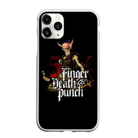 Чехол для iPhone 11 Pro Max матовый с принтом Five Finger Death Punch в Кировске, Силикон |  | Тематика изображения на принте: 5fdp | death | ffdp | finger | five | five finger death punch | punch | грув метал