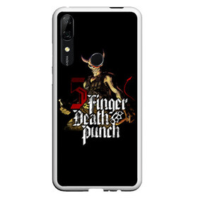 Чехол для Honor P Smart Z с принтом Five Finger Death Punch в Кировске, Силикон | Область печати: задняя сторона чехла, без боковых панелей | Тематика изображения на принте: 5fdp | death | ffdp | finger | five | five finger death punch | punch | грув метал