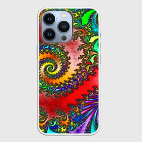 Чехол для iPhone 13 Pro с принтом ФРАКТАЛЬНЫЙ УЗОР в Кировске,  |  | abstract | abstraction | color | fractal | geometry | paitnt | polygon | polygonal | psy | абстракция | геометрия | краски | неоновые | полигоны | психоделика | фрактал