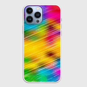 Чехол для iPhone 13 Pro Max с принтом Радужный звездопад в Кировске,  |  | abstract | background | patter | абстракт | абстрактный | звездопад | паттерн | простой | радуга | радужный | текстура | текстуры | фон | цветной | яркий