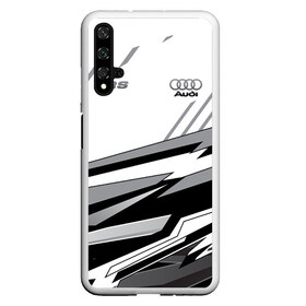 Чехол для Honor 20 с принтом Audi RS в Кировске, Силикон | Область печати: задняя сторона чехла, без боковых панелей | amg | audi | cars | drive | quattro | rs | s | sport | sportback | supercars | ауди | обзор | скорость | форма