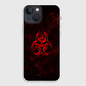 Чехол для iPhone 13 mini с принтом BIOHAZARD в Кировске,  |  | biohazard | biohazard 7 | crocodile | fang | game | hand | monster | new umbrella | resident evil | resident evil 7 | umbrella | umbrella corp | umbrella corporation | zombie | обитель