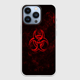 Чехол для iPhone 13 Pro с принтом BIOHAZARD в Кировске,  |  | Тематика изображения на принте: biohazard | biohazard 7 | crocodile | fang | game | hand | monster | new umbrella | resident evil | resident evil 7 | umbrella | umbrella corp | umbrella corporation | zombie | обитель