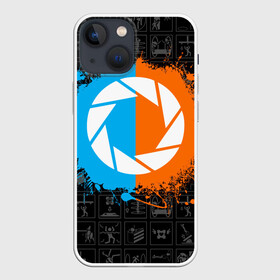 Чехол для iPhone 13 mini с принтом PORTAL. в Кировске,  |  | aperture science | black mesa xen | half life | portal | portal 2 | valve | игра | портал