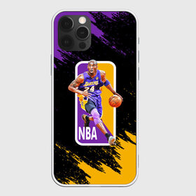 Чехол для iPhone 12 Pro Max с принтом LA LAKERS KOBE BRYANT в Кировске, Силикон |  | Тематика изображения на принте: america | basketball | kobe bryant | la | la lakers | lakers | los angeles lakers | nba | usa | баскетбол | кобе брайант | лос анджелес лейкерс | нба | сша