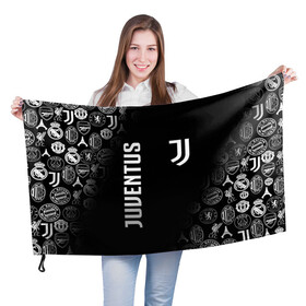 Флаг 3D с принтом JUVENTUS | ЮВЕНТУС (Z) в Кировске, 100% полиэстер | плотность ткани — 95 г/м2, размер — 67 х 109 см. Принт наносится с одной стороны | arsenal | bayern | bayern munchen | borussia | chelsea | fc barca | juventus | liverp | manchester city | manchester united | milan | real madrid | арсенал | бавария | барселона | боруссия | манчестер сити | манчестер