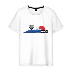 Мужская футболка хлопок с принтом HKS Japan JDM в Кировске, 100% хлопок | прямой крой, круглый вырез горловины, длина до линии бедер, слегка спущенное плечо. | 