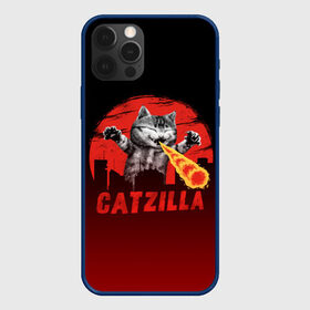 Чехол для iPhone 12 Pro Max с принтом CATZILLA в Кировске, Силикон |  | catzilla | годзилла | кот | котик | кошка | кэтзилла | мимими | прикол | прикольная