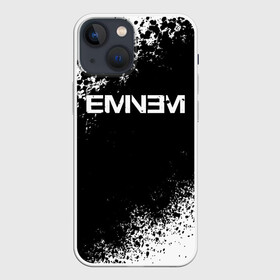 Чехол для iPhone 13 mini с принтом EMINEM | ЭМИНЕМ (Z) в Кировске,  |  | america | eminem | rap | slim shady | usa | америка | зарубежный реп | реп | сша | эминем