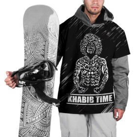 Накидка на куртку 3D с принтом KHABIB в Кировске, 100% полиэстер |  | Тематика изображения на принте: khabib | боец | борец | мма | нурмагомедов | орёл | хабиб