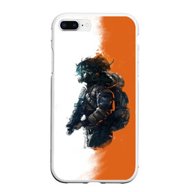 Чехол для iPhone 7Plus/8 Plus матовый с принтом The Division 2 Defender в Кировске, Силикон | Область печати: задняя сторона чехла, без боковых панелей | Тематика изображения на принте: extremis malis | logo | new york | shd agent | the division 2 | the division logo | tom clancys the division