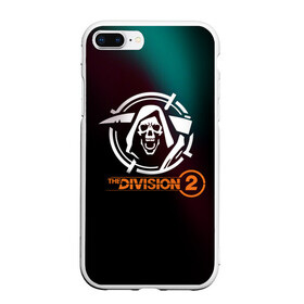 Чехол для iPhone 7Plus/8 Plus матовый с принтом The Division 2 Logo в Кировске, Силикон | Область печати: задняя сторона чехла, без боковых панелей | Тематика изображения на принте: extremis malis | logo | new york | shd agent | the division 2 | the division logo | tom clancys the division