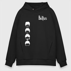 Мужское худи Oversize хлопок с принтом Beatles в Кировске, френч-терри — 70% хлопок, 30% полиэстер. Мягкий теплый начес внутри —100% хлопок | боковые карманы, эластичные манжеты и нижняя кромка, капюшон на магнитной кнопке | Тематика изображения на принте: beatles | john lennon | liverpool four | ring | rock | битлз | джон леннон | джордж харрисон | ливерпульская четверка | мерсибит | пол маккартни | психоделический рок | ринго старр | рок | рок н ролл | хард рок