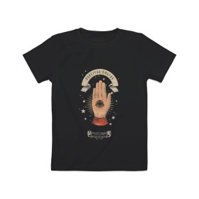 Детская футболка хлопок с принтом All-seeing eye в Кировске, 100% хлопок | круглый вырез горловины, полуприлегающий силуэт, длина до линии бедер | fantastic beasts | jacob kowalski | newt scamander | niffler | queenie | tina | vdgerir