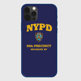 Чехол для iPhone 12 Pro с принтом Бруклин 9-9 департамент NYPD в Кировске, силикон | область печати: задняя сторона чехла, без боковых панелей | 99 | brooklyn 99 | police | бруклин | бруклин 9 9 | девять девять | департамент | джейк | джеффордс | значок | логотип | нью йорк | перальта | сериал | терри | чарльз бойл