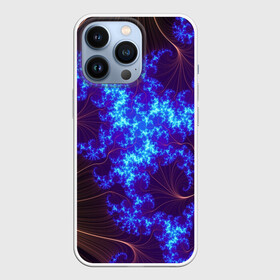 Чехол для iPhone 13 Pro с принтом FRACTAL STORM в Кировске,  |  | Тематика изображения на принте: abstract | abstraction | color | fractal | geometry | paitnt | polygon | polygonal | psy | абстракция | геометрия | краски | неоновые | полигоны | психоделика | фрактал