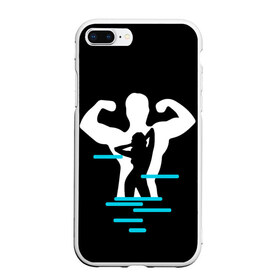 Чехол для iPhone 7Plus/8 Plus матовый с принтом титан в Кировске, Силикон | Область печати: задняя сторона чехла, без боковых панелей | crossfit | sport | бодибилдинг | зал | мужчина | мускулы | мышцы | сила | спорт | фитнес