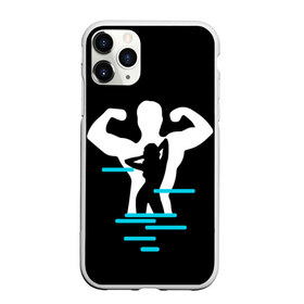 Чехол для iPhone 11 Pro матовый с принтом титан в Кировске, Силикон |  | crossfit | sport | бодибилдинг | зал | мужчина | мускулы | мышцы | сила | спорт | фитнес