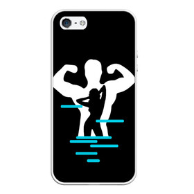 Чехол для iPhone 5/5S матовый с принтом титан в Кировске, Силикон | Область печати: задняя сторона чехла, без боковых панелей | crossfit | sport | бодибилдинг | зал | мужчина | мускулы | мышцы | сила | спорт | фитнес