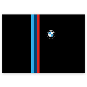 Поздравительная открытка с принтом BMW в Кировске, 100% бумага | плотность бумаги 280 г/м2, матовая, на обратной стороне линовка и место для марки
 | bmw | bmw performance | m | motorsport | performance | бмв | бэха | моторспорт