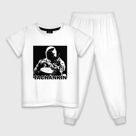 Детская пижама хлопок с принтом Tachankin в Кировске, 100% хлопок |  брюки и футболка прямого кроя, без карманов, на брюках мягкая резинка на поясе и по низу штанин
 | 