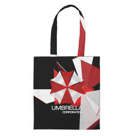 Сумка 3D повседневная с принтом UMBRELLA CORP. в Кировске, 100% полиэстер | Плотность: 200 г/м2; Размер: 34×35 см; Высота лямок: 30 см | biohazard | biohazard 7 | crocodile | fang | game | hand | monster | new umbrella | resident evil | resident evil 7 | umbrella | umbrella corp | umbrella corporation | zombie | обител