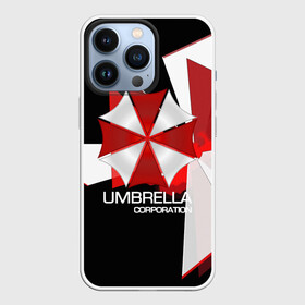 Чехол для iPhone 13 Pro с принтом UMBRELLA CORP. в Кировске,  |  | Тематика изображения на принте: biohazard | biohazard 7 | crocodile | fang | game | hand | monster | new umbrella | resident evil | resident evil 7 | umbrella | umbrella corp | umbrella corporation | zombie | обител