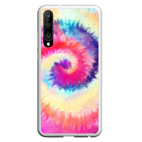 Чехол для Honor P30 с принтом Tie Dye vortex в Кировске, Силикон | Область печати: задняя сторона чехла, без боковых панелей | Тематика изображения на принте: art | hype | maelstrom | swirl | tie dye | trend | vortex | акварель | акрил | арт | буйство | вихрь | дизайн | завихрение | краски | красок | тай дай | торнадо | тренд | трендовая | хайповая