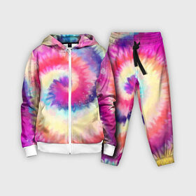 Детский костюм 3D с принтом Tie Dye vortex в Кировске,  |  | art | hype | maelstrom | swirl | tie dye | trend | vortex | акварель | акрил | арт | буйство | вихрь | дизайн | завихрение | краски | красок | тай дай | торнадо | тренд | трендовая | хайповая