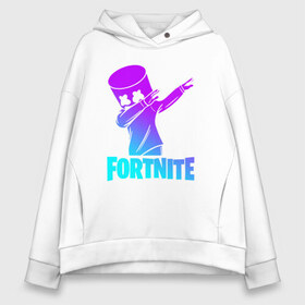 Женское худи Oversize хлопок с принтом FORTNITE X MARSHMELLO в Кировске, френч-терри — 70% хлопок, 30% полиэстер. Мягкий теплый начес внутри —100% хлопок | боковые карманы, эластичные манжеты и нижняя кромка, капюшон на магнитной кнопке | fortnite | fortnite 2 | fortnite x | marshmello | ninja | ninja hyper streamer | ninja streamer | streamer | tyler blevins | маршмелло | ниндзя | фортнайт | фортнайт 2 | фортнайт глава 2