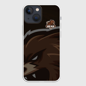 Чехол для iPhone 13 mini с принтом Форма Bear в Кировске,  |  | designзверь | logo | mascot | баскетбол | герои | животное | звери | киберспорт | медведь | охота | свирепый | спортивная | стиль | талисман | фитнес | форма | футбол | хищник | яркие