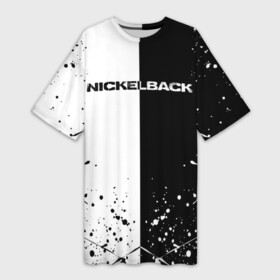 Платье-футболка 3D с принтом Nickelback в Кировске,  |  | chad robert kroeger | nickel | nickelback | альтернативный метал | дэниел адэр | майк крюгер | никельбэк | постгранж | райан пик | хард рок | чед крюгер