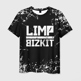 Мужская футболка 3D с принтом Limp Bizkit в Кировске, 100% полиэфир | прямой крой, круглый вырез горловины, длина до линии бедер | bizkit | limp | limp bizkit | music | rock | бизкиты | лимп бизкит | лимпы | липкие письки | музыка | рок