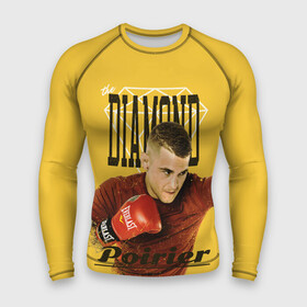 Мужской рашгард 3D с принтом Diamond Poirier в Кировске,  |  | diamond | diamond poirier | dustin poirier | mma | poirier | ssru | ufc | дастин порье | мма | порье