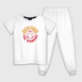 Детская пижама хлопок с принтом Дастин Порье в Кировске, 100% хлопок |  брюки и футболка прямого кроя, без карманов, на брюках мягкая резинка на поясе и по низу штанин
 | 