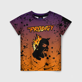 Детская футболка 3D с принтом THE PRODIGY | ПРОДИДЖИ (Z) в Кировске, 100% гипоаллергенный полиэфир | прямой крой, круглый вырез горловины, длина до линии бедер, чуть спущенное плечо, ткань немного тянется | Тематика изображения на принте: keith charles flint | prodigy | the prodigy | альтернативный дэнс | бигбит | брейкбит | кит флинт | лиам хоулетт | максим реалити | техно | электроник рок | электропанк