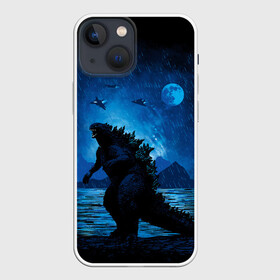 Чехол для iPhone 13 mini с принтом GODZILLA | ГОДЗИЛЛА в Кировске,  |  | comic con | godzilla | gojira | logo | годзилла | знаки | иероглифы | лого | монстр | фильм | чудовище