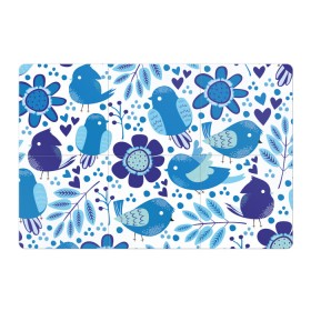 Магнитный плакат 3Х2 с принтом Воробушки в Кировске, Полимерный материал с магнитным слоем | 6 деталей размером 9*9 см | bird | forest | russia | winter | воробей | гжель | голубь | зима | лес | настроение | птица | птицы | россия | синий | синичка | хобби | хохлома | цвет | цветы
