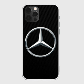 Чехол для iPhone 12 Pro Max с принтом MERCEDES-BENZ CARBON | МЕРСЕДЕС в Кировске, Силикон |  | amg | auto | carbon | mercedes | sport | авто | автомобиль | автомобильные | амг | бренд | карбон | марка | машины | мерседес | спорт