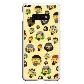 Чехол для Samsung S10E с принтом Thinking emoji skins в Кировске, Силикон | Область печати: задняя сторона чехла, без боковых панелей | battlefield текстуры | doodling | emoji | pattern | skins | textures | thinking | tiles | военные | дудлинг | думающий | коллаж | паттерны | скины | смайлик | солдаты | тайлы | фон | эмоджи