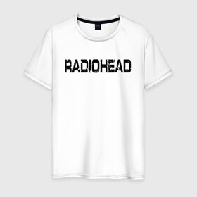 Мужская футболка хлопок с принтом Radiohead в Кировске, 100% хлопок | прямой крой, круглый вырез горловины, длина до линии бедер, слегка спущенное плечо. | radiohead | thomas edward yorke | альтернативный рок | арт рок | джонни гринвуд | инди рок | колин гринвуд | том йорк | фил селуэй | эд о’брайен | экспериментальный рок | электронная музыка