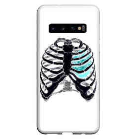 Чехол для Samsung Galaxy S10 с принтом X-Ray в Кировске, Силикон | Область печати: задняя сторона чехла, без боковых панелей | bone | bones | chest | heart | hearts | love | organ | organs | ribs | skeleton | x ray | грудная клетка | кости | кость | орган | органы | ребра | рентген | сердца | сердце | скелет
