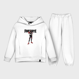 Детский костюм хлопок Oversize с принтом FORTNITE IKONIK в Кировске,  |  | fortnite | fortnite 2 | fortnite x | ikonik | marshmello | ninja | ninja streamer | иконик | маршмелло | ниндзя | фортнайт | фортнайт 2 | фортнайт глава 2