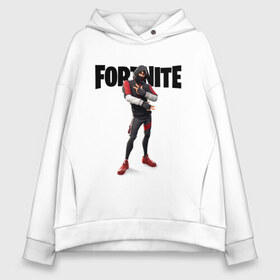 Женское худи Oversize хлопок с принтом FORTNITE IKONIK в Кировске, френч-терри — 70% хлопок, 30% полиэстер. Мягкий теплый начес внутри —100% хлопок | боковые карманы, эластичные манжеты и нижняя кромка, капюшон на магнитной кнопке | fortnite | fortnite 2 | fortnite x | ikonik | marshmello | ninja | ninja streamer | иконик | маршмелло | ниндзя | фортнайт | фортнайт 2 | фортнайт глава 2