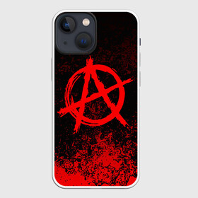 Чехол для iPhone 13 mini с принтом АНАРХИЯ | ANARCHY в Кировске,  |  | anarchy | riot | rock | анархия | бунт | знаки | музыка | панки | рок | символ