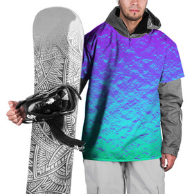 Накидка на куртку 3D с принтом ПЕРЛАМУТР в Кировске, 100% полиэстер |  | neon | retro | абстракция | блестки | вода | волны | краски | неон | неоновый | перламутр | поп | радуга | ретро | текстура | фиолетовый