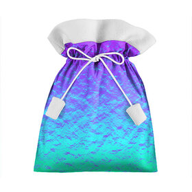 Подарочный 3D мешок с принтом ПЕРЛАМУТР в Кировске, 100% полиэстер | Размер: 29*39 см | neon | retro | абстракция | блестки | вода | волны | краски | неон | неоновый | перламутр | поп | радуга | ретро | текстура | фиолетовый