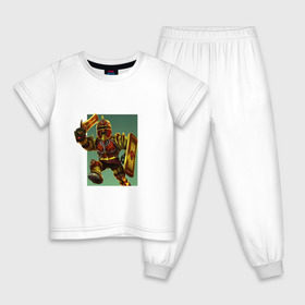 Детская пижама хлопок с принтом Roblox 3d в Кировске, 100% хлопок |  брюки и футболка прямого кроя, без карманов, на брюках мягкая резинка на поясе и по низу штанин
 | 3d | roblox | иллюзия | роблокс | рыцарь с мечом
